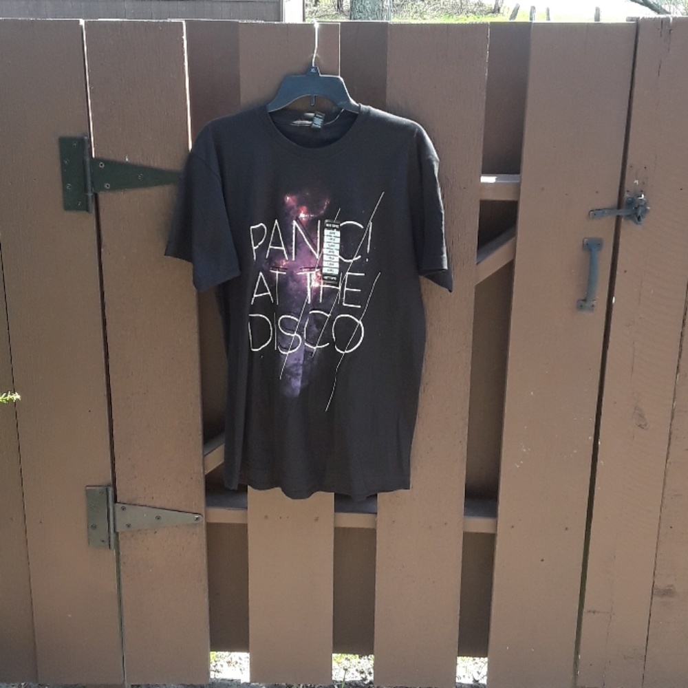 Panic at the disco black galaxy shirt
